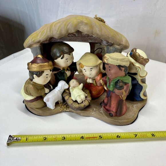 St. Nicholas Square Nativity Set Holy Family Christian Christmas Holiday Scene - Picture 7 of 8